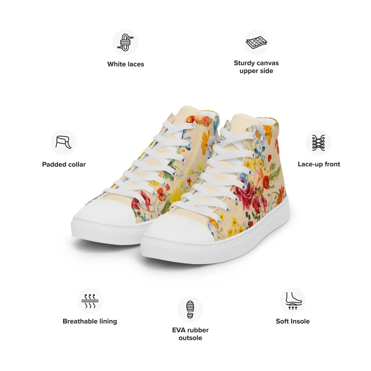 Women's Spring Flowers Sneakers
