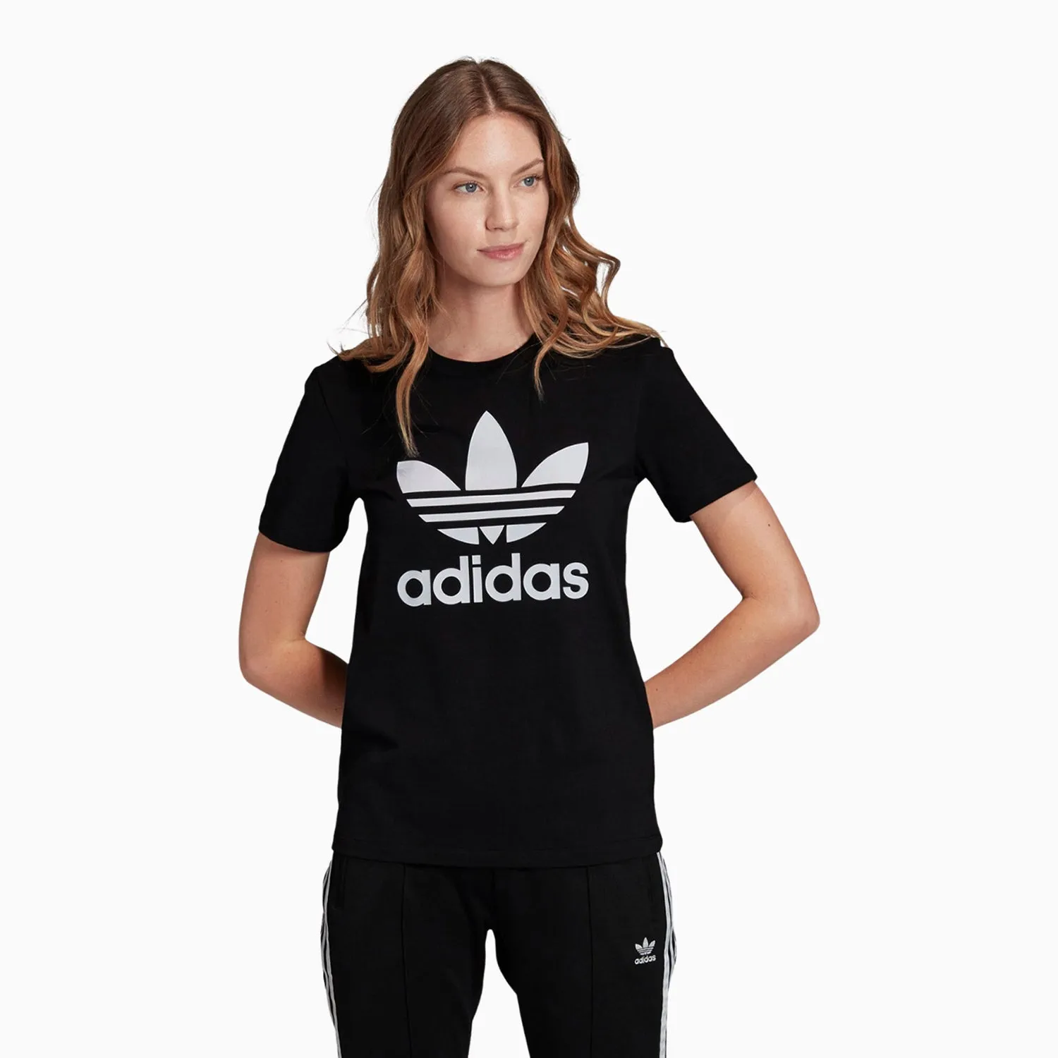 Women's Trefoil Print T Shirt