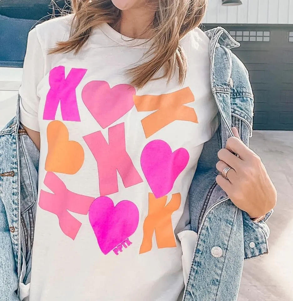 XOXO Jumble Graphic Tee
