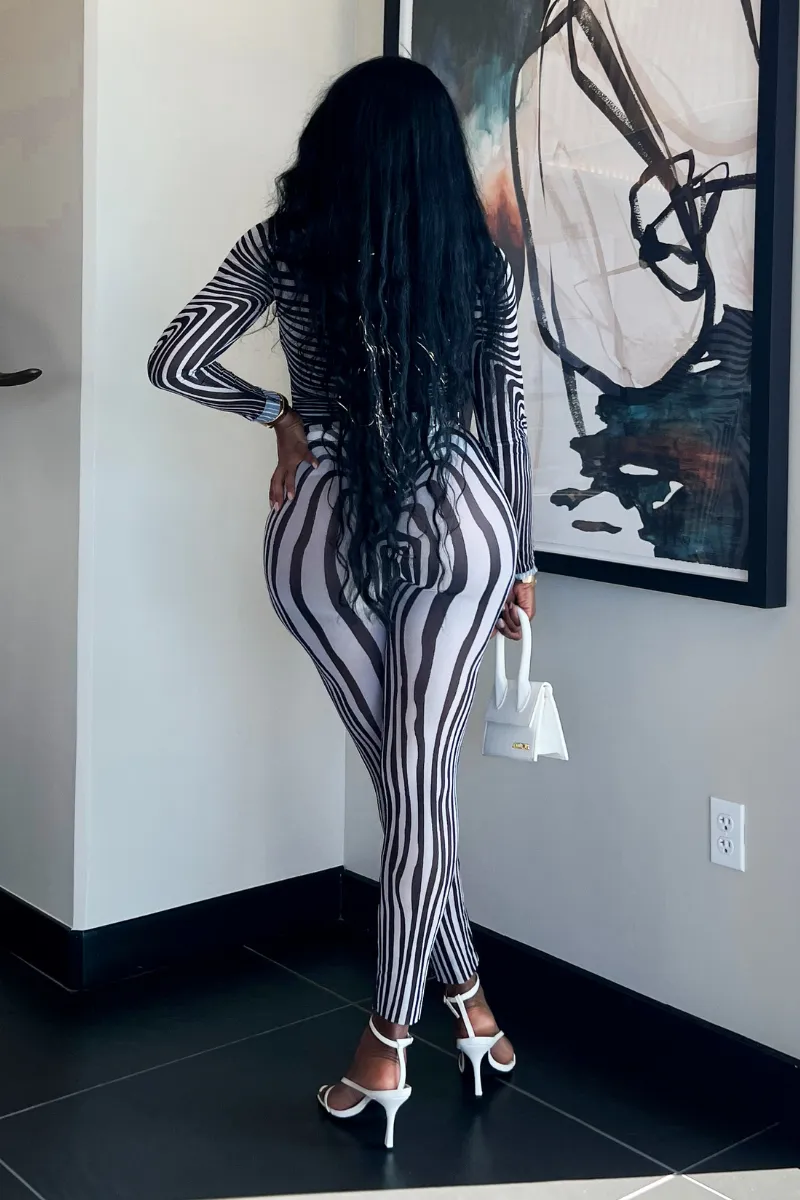 ZURIE STRIPED LEGGING | SET